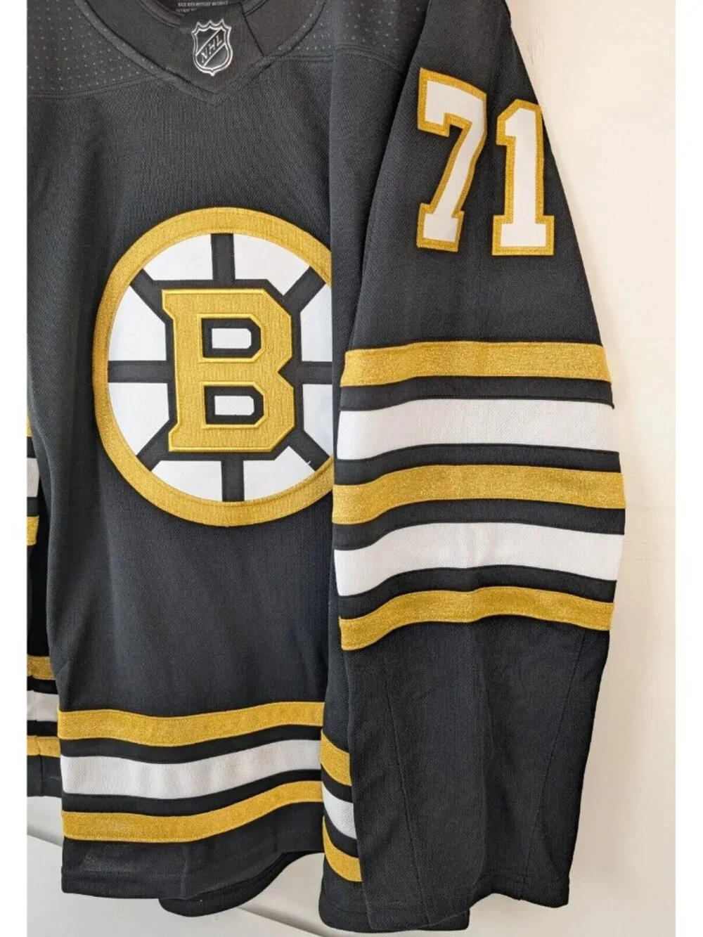 Adidas Sz 56 Boston Bruins Fanatics Centennial Taylor Hall #71 Breakaway Jersey